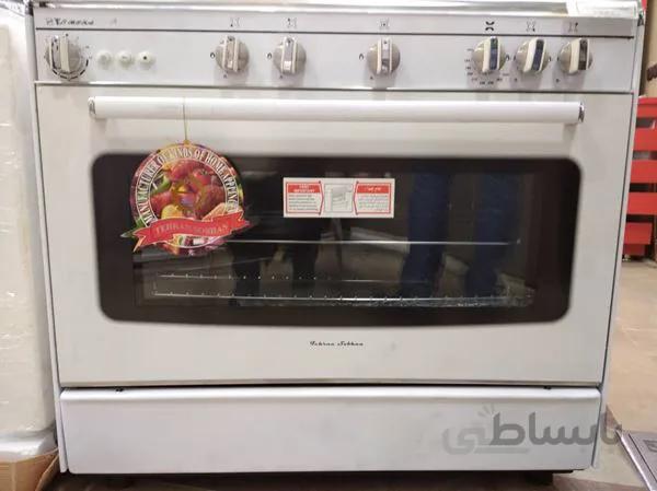 اجاق گاز آذر مدل بتا 5 شعله چدن لعاب