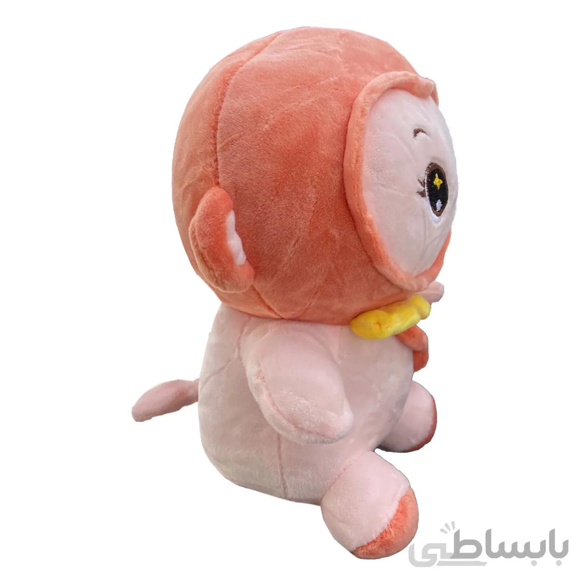 بچه کیفدار کلاه توت فرنگی 22 سانتی متر کد 16572