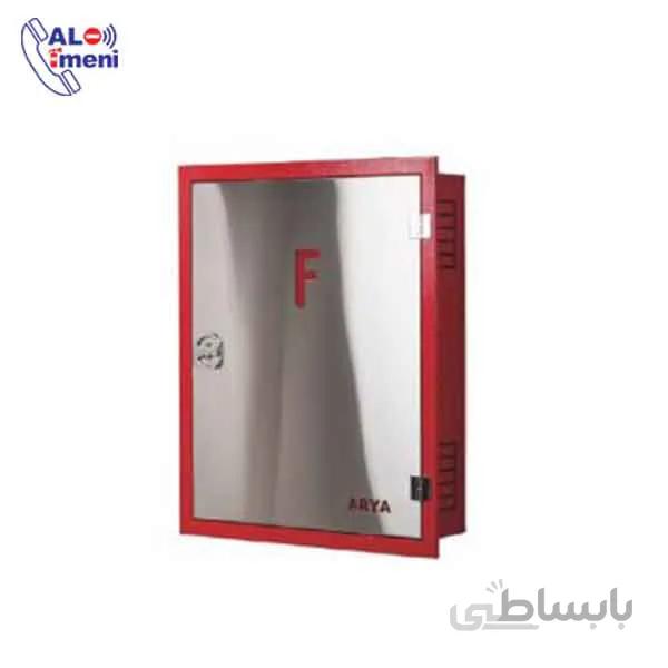 جعبه آتش نشانی استیل تک کابین 75*65