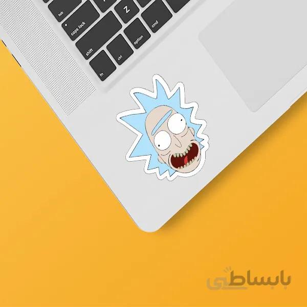 استیکر لپ تاپ طرح Rick06