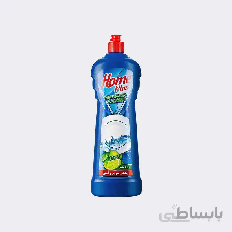 مایع ظرف شویی لیمویی هوم پلاس 1 لیتری ا -