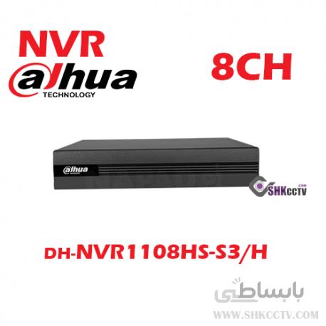 دستگاه ضبط تصاویر 8 کانال تحت شبکه داهوا مدل DH-NVR1108HS-S3/H
