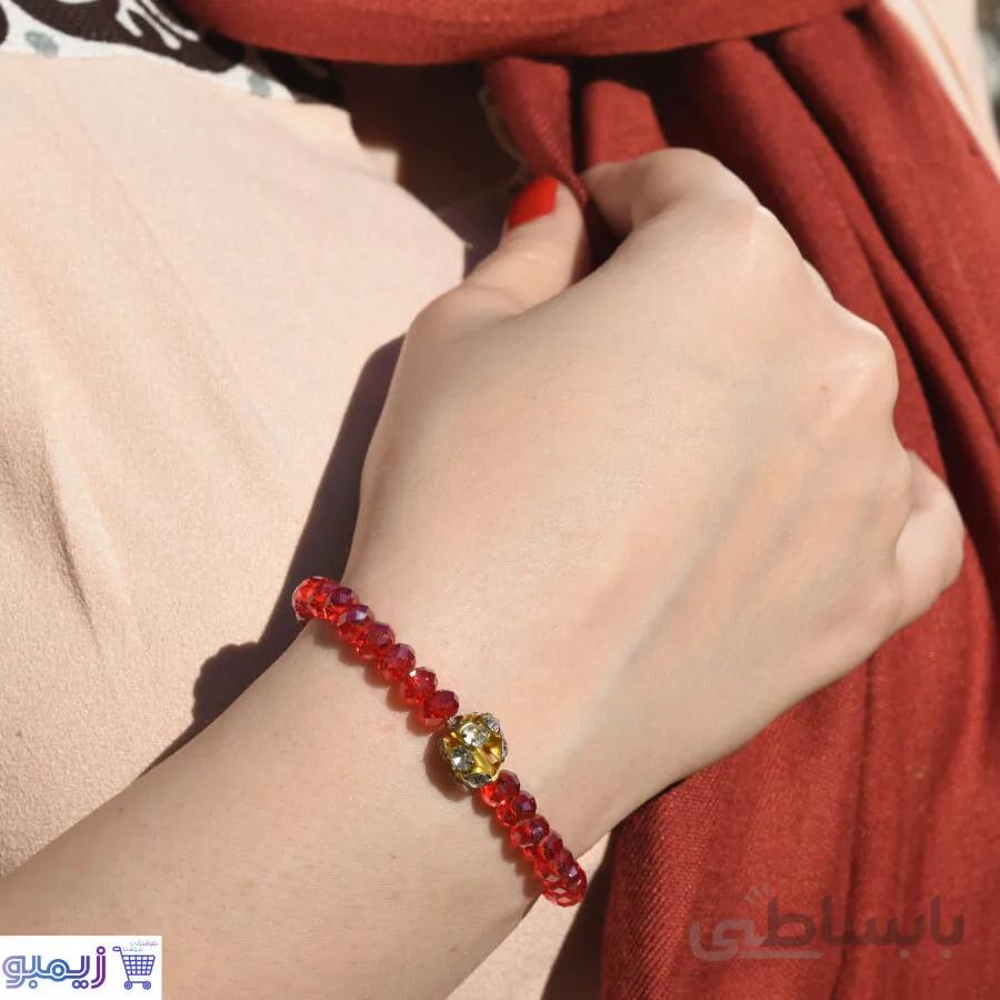 دستبند قرمز دخترانه
