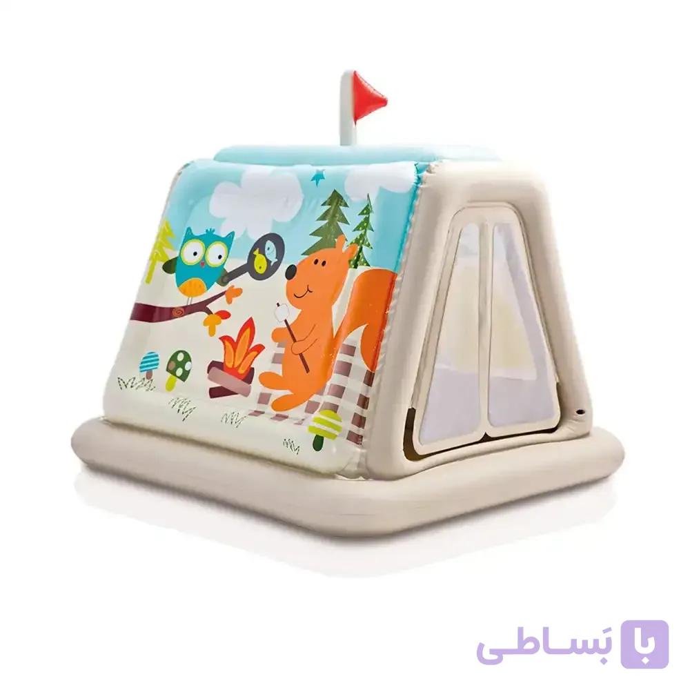 چادر بازی بادی طرح حیوانات 48634 اینتکس Intex