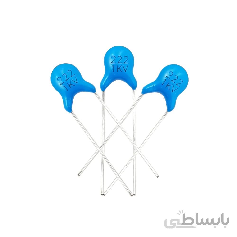 خازن مایلار P5 222-1KV