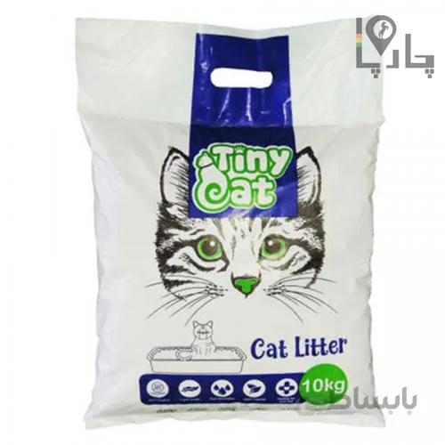 خاک گربه تاینی کت Tiny Cat P2 آبی سبز 10 کیلوگرم
