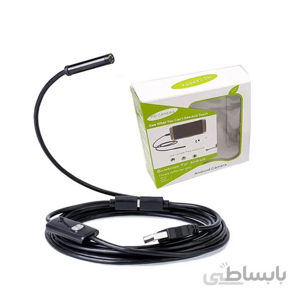 دوربین ( آندوسکوپ ) 1.3 مگاپیکسل دارای ارتباط USB سازگار با ویندوز و اندروید ضد آب