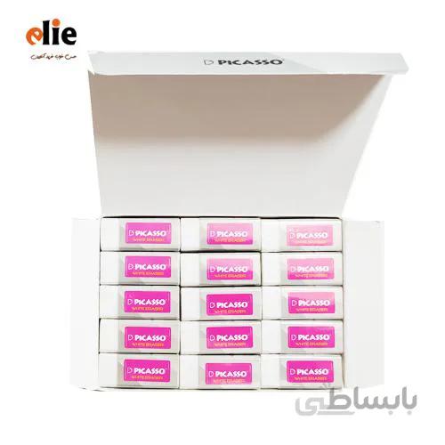 پاک کن پیکاسو مدل white eraser بسته 30 عددی