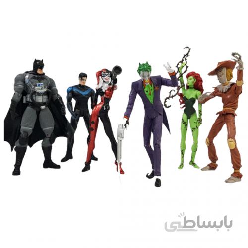 مجموعه فیگور شخصیت بت من سوپرمن بسته 6عددی ایتم 10050