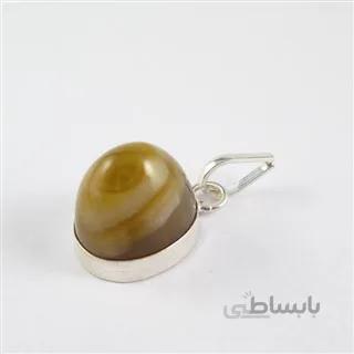 آویز گردنبند نقره با عقیق باباقوری اصل کد 2185 ا قیمت به شرط خرید تیمی
