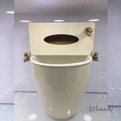 ست سطل و دستمال پذیرایی