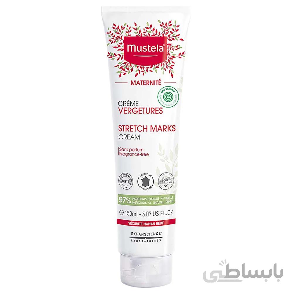 کرم سفت کننده پوست شکم ماستلا Mustela حجم 150 میلی لیتر