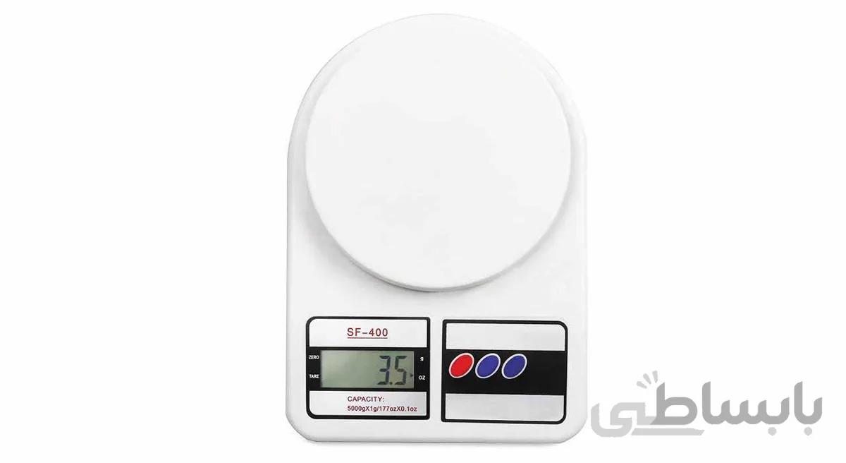 ترازوی آشپزخانه الکترونیک مدل SF-400 معیوب