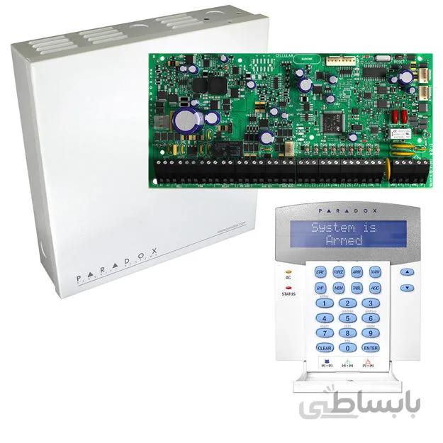 کنترل پنل حرفه ای پارادوکس مدل EVOHD به همراه کی پد K641R و جعبه فلزی