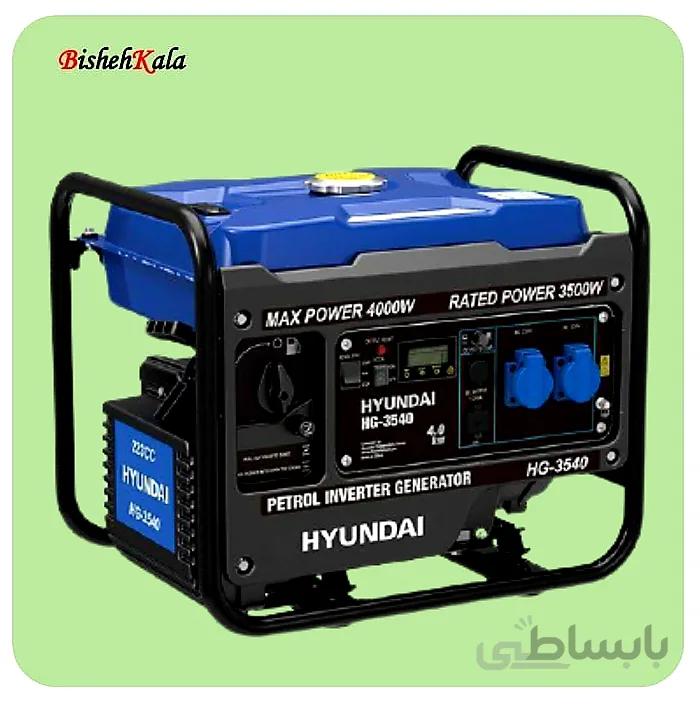 موتور برق ۴ کیلو وات اینورتر HYUNDAI هیوندای مدل HG1230-IG