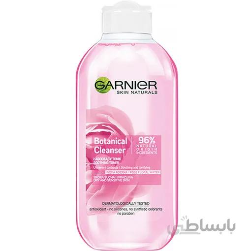 تونر گارنیه عصاره گل رز بوتانیکال