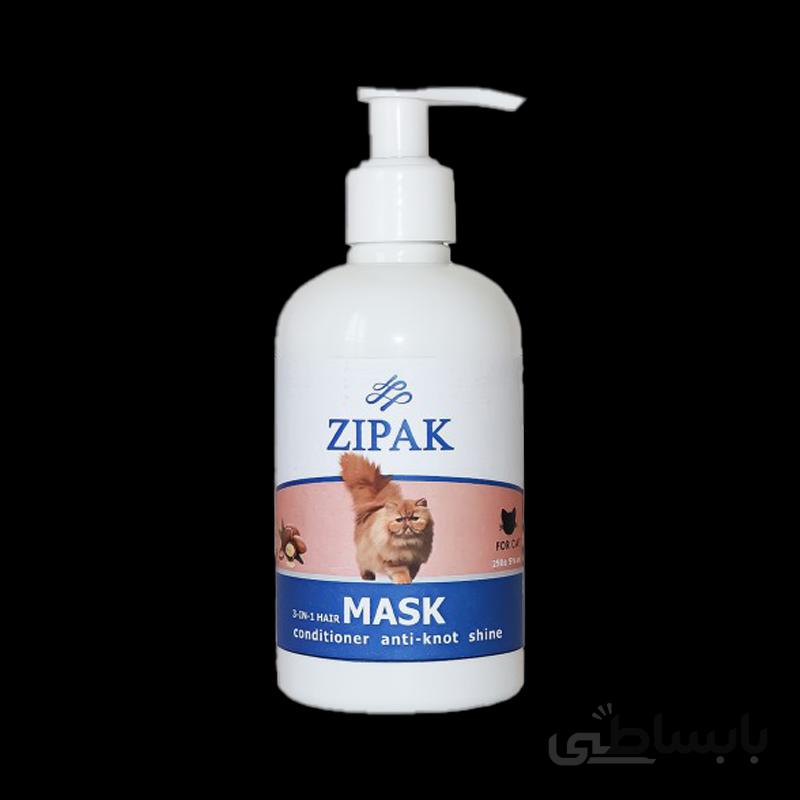 کرم ماسک مو گربه زیپاک وزن 250 میلی لیتر