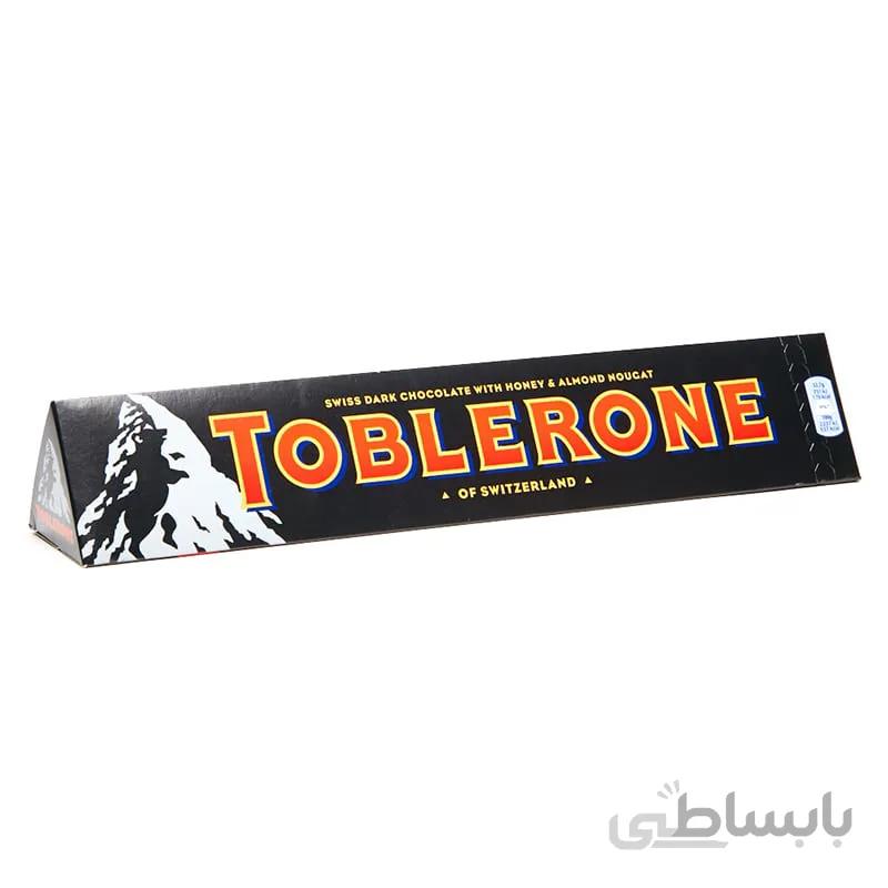 شکلات تابلرون مشکی تلخ (Toblerone) 100 گرمی