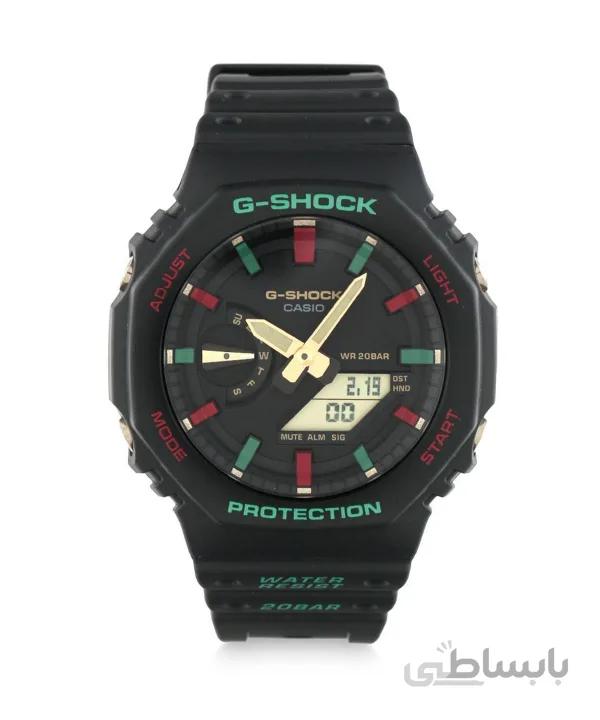 ساعت مچی عقربه ای مردانه کاسیو مدل GA-2100TH-1ADR