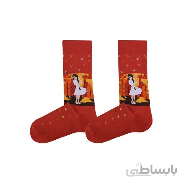 جوراب ساقدار دختر پاییز کد ph542
