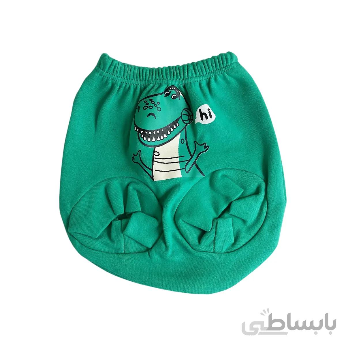 شورت نوزادی بی بی سان طرح دایناسور