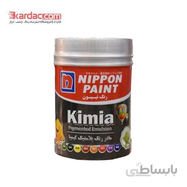 مادر رنگ مشکی پلاستیک کیمیا کد 990 حجم 1 کیلوگرم نیپون ا Nippon Kimia Black Pigmented Paint Weight 1KG, Code 990