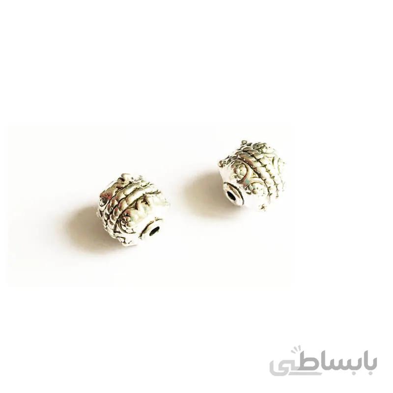 خرج کار نقره ای 1cm بسته 7 عددی