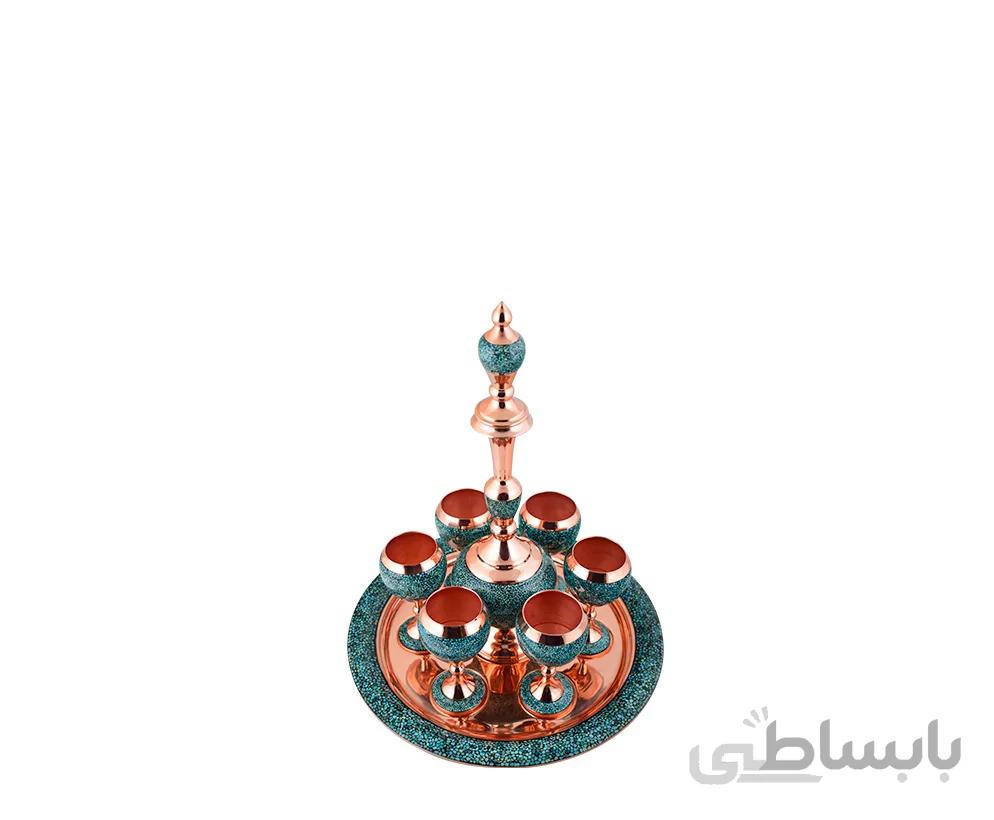 سرویس شربت خوری بزرگ فیروزه کوب