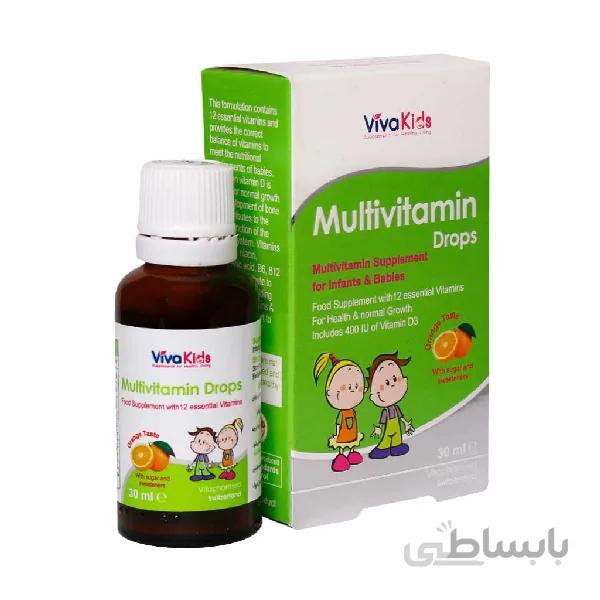 قطره مولتی ویتامین ویواکیدز ا Vivakids Multivitamin Drop