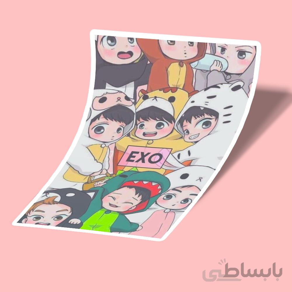 استیکر EXO Chibi