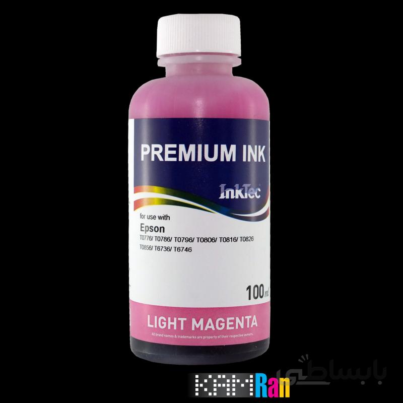 جوهر 100میلی لیتر اینک تک قرمز روشن برای پرینترهای اپسون ا Inktec Ink Light Magenta 100ml for Epson Printers