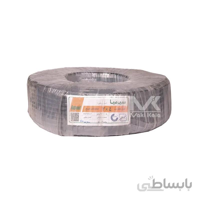 کابل برق 2 در 4 سیمیا بسته 100 متری