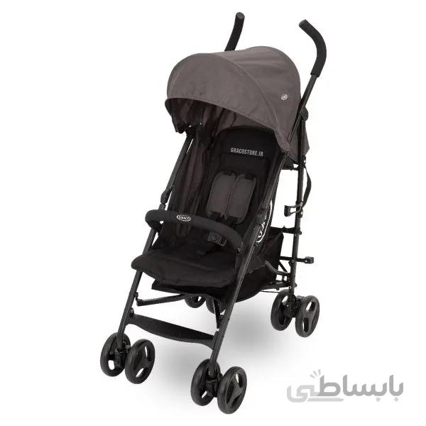 کالسکه گراکو مدل Travelite Black Grey ا Graco TraveLite™ Lightweight Umbrella Stroller - Black Grey