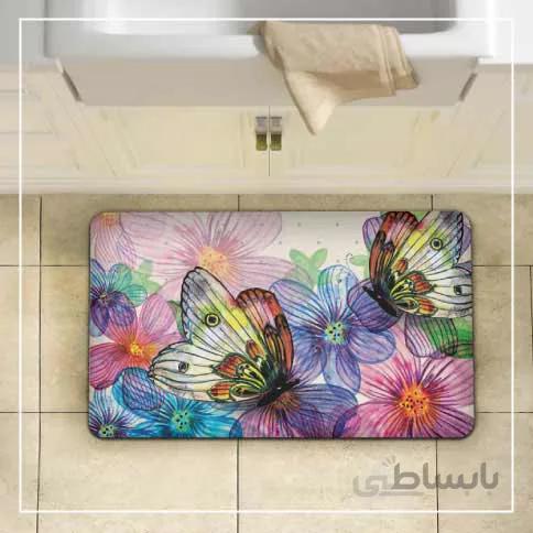 طرح گل و پروانه