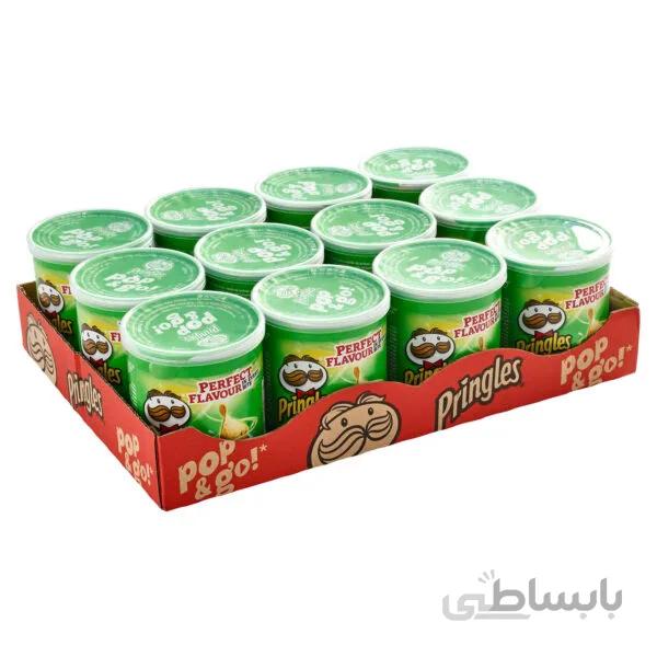 چیپس پرینگلز ۴۰ گرم خامه ترش و پیاز – باکس ۱۲ عددی – Pringles Sour cream & onion