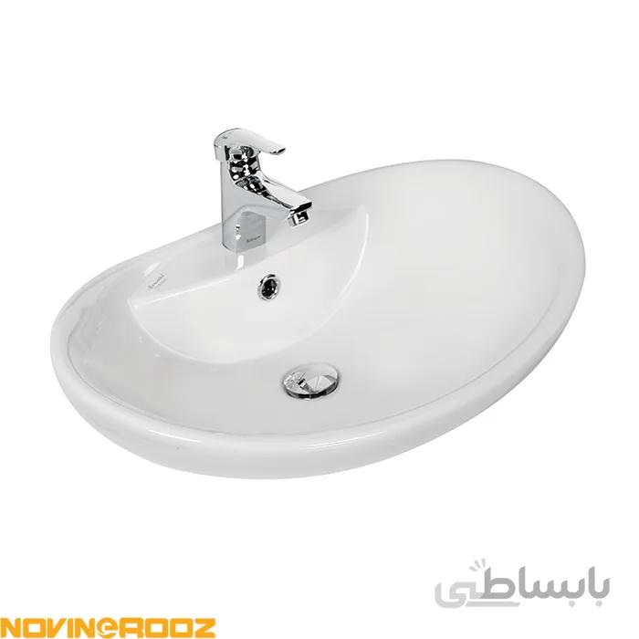 روشویی روسنگی کلاسیک مروارید ا Classic Top Counter Basin