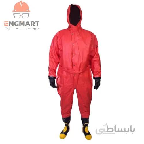 لباس کار ایمنی مقاوم مايعات و بخارات شيميایی برند MEIKANG سری MKF-07FFH-3