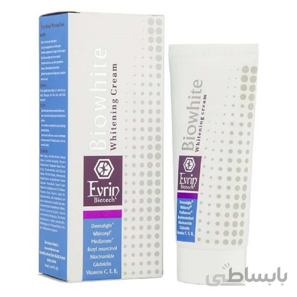 کرم روشن کننده و ضدلک اورین بیوتک ا Evrin Biotech Biowhite Whitening Cream