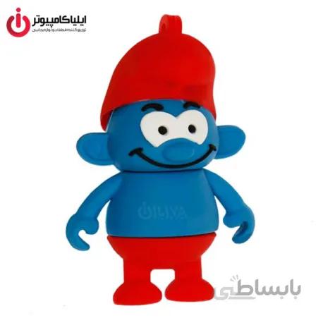 فلش مموری عروسکی کینگ فست مدل SM-10 طرح Smarf ظرفیت 32 گیگابایت