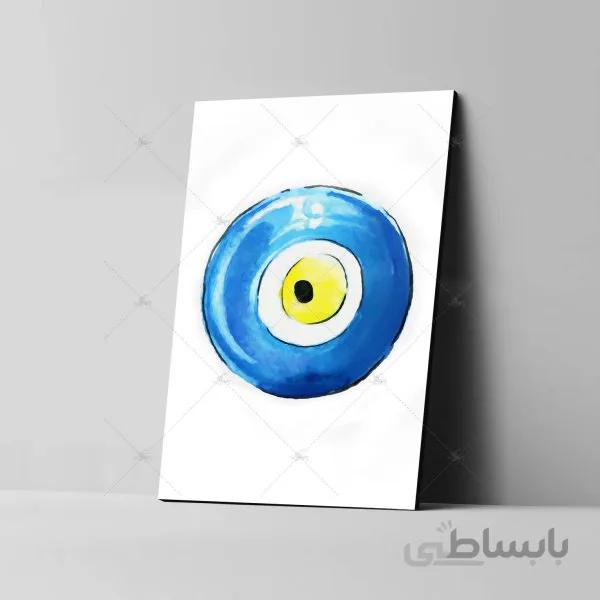 تابلو شاسی آواویز مدل طرح چشم زخم کد 4G579