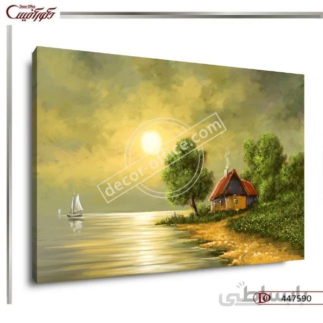 تابلو دکوراتیو منظره 7590 ا Landscape decorative painting 7590