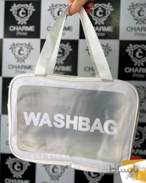 کیف فانتزی سفید WASHBAG