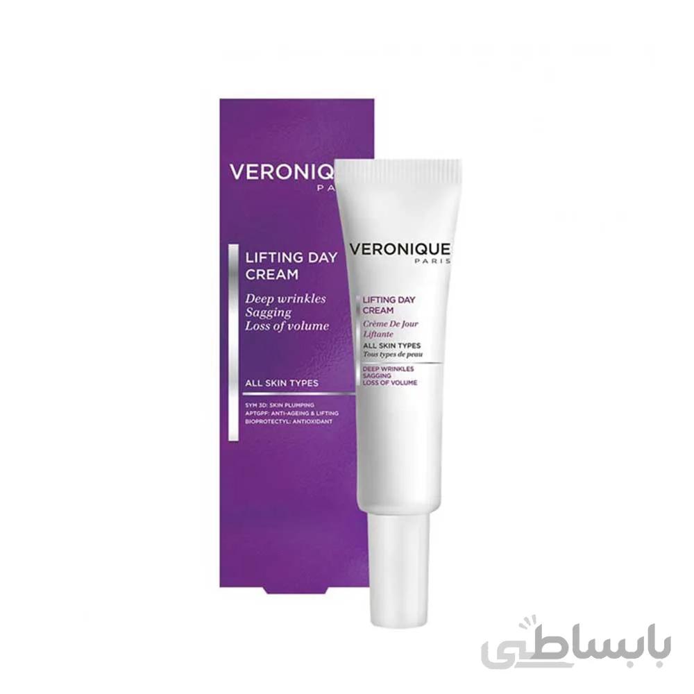 کرم لیفتینگ روز ورونیک مناسب انواع پوست در حجم 40 میلی لیتر ا Veronique day lifting cream suitable for all skin types 40ml