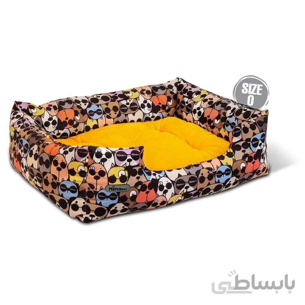 جای خواب U سگ و گربه نیناپت مدل VIP عینک ا Ninapet Rectangular Bed For Dogs And Cats Glasses Model