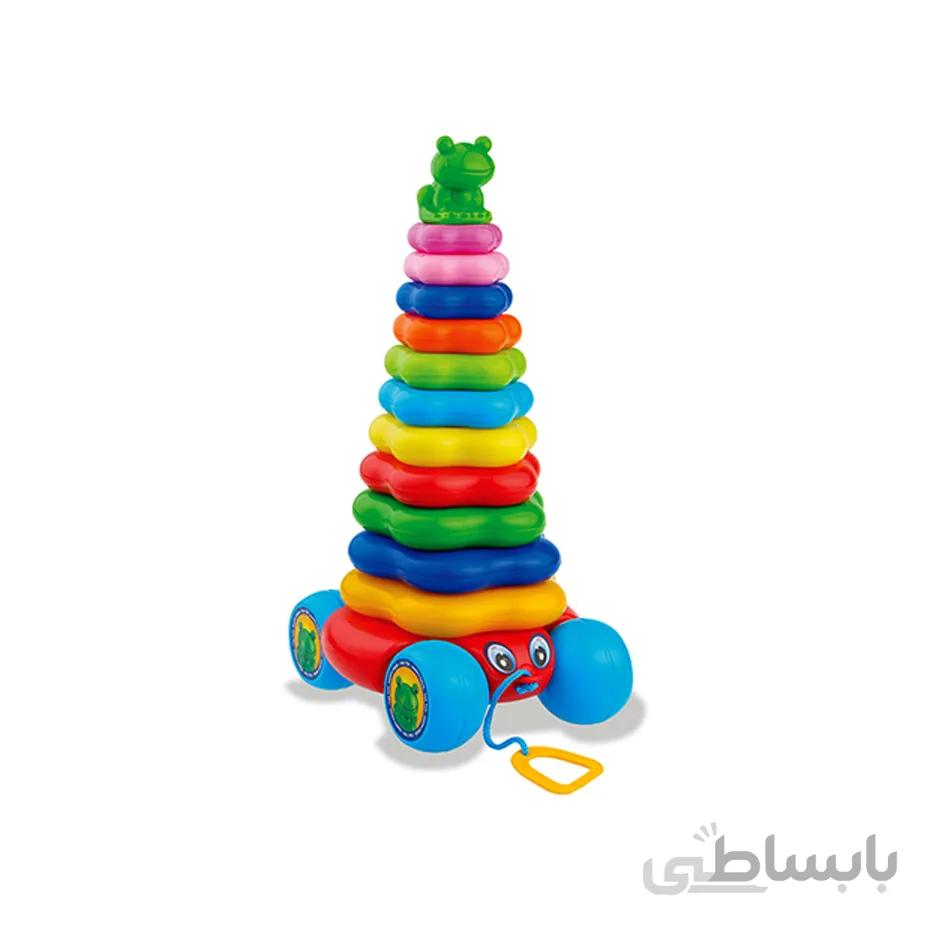 بازی آموزشی تک توی مدل قورباغه شاد 12 تکه کد 025