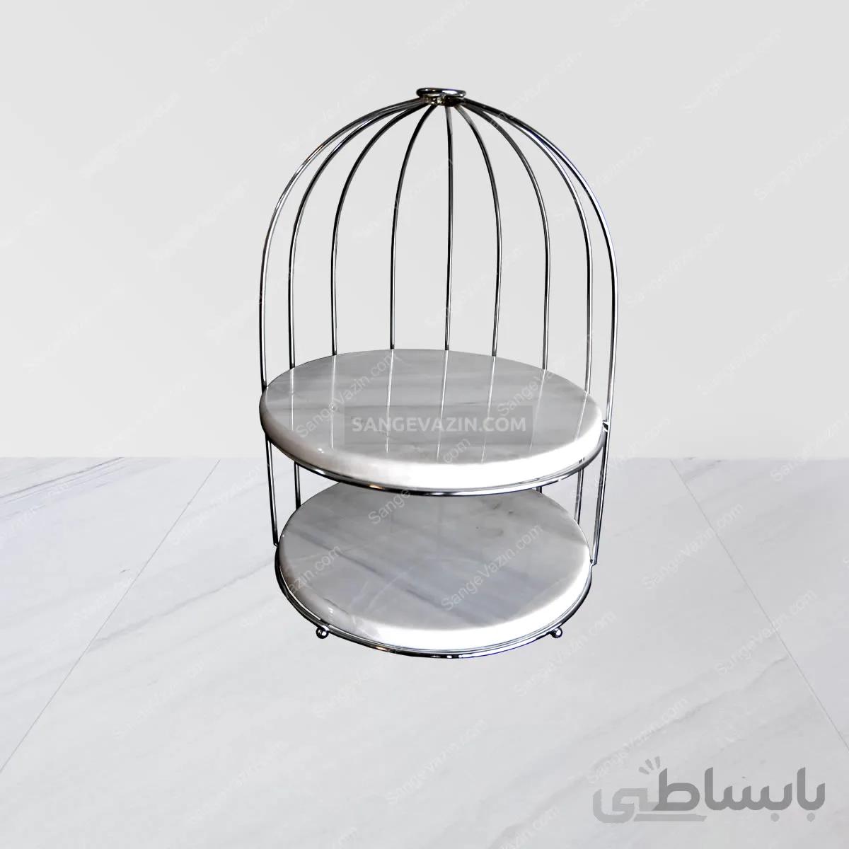 استند سرو قفسی دو طبقه