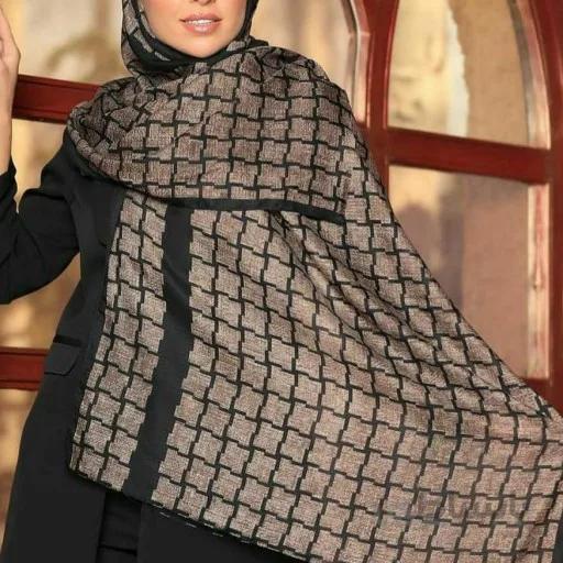 شال نخی نسکافه ای