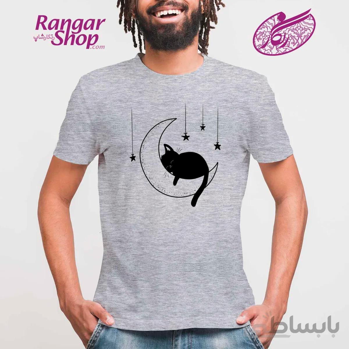 تیشرت مدل گربه سیاه