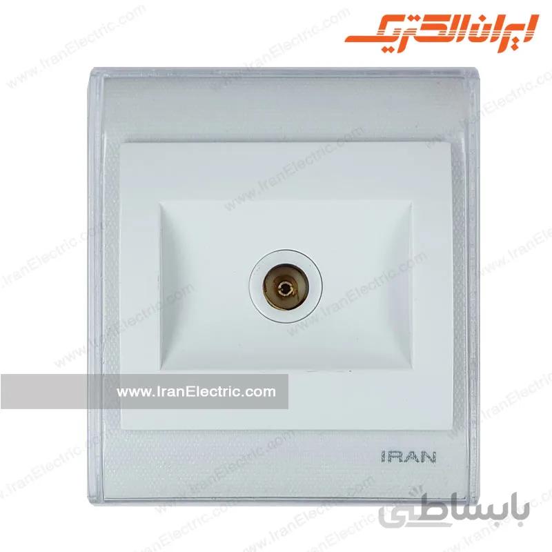 پریز آنتن تلویزیون ایران ترنسپرنت سفید