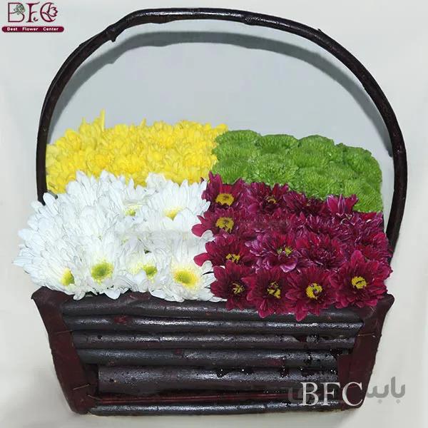 سبد گل بهاره کد 1079757
